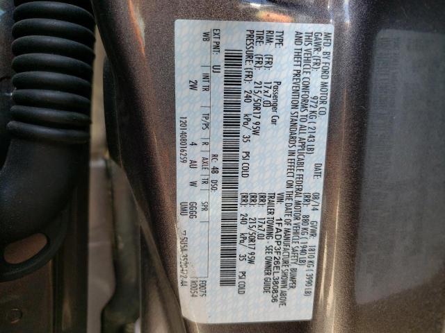 Photo 10 from auction – 2014 FORD FOCUS SE with VIN 1FADP3F26EL380836