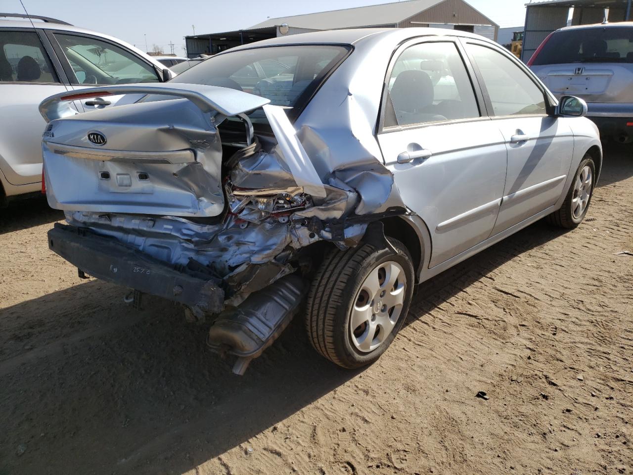 Photo 4 from auction – 2008 KIA SPECTRA EX with VIN KNAFE121185534224