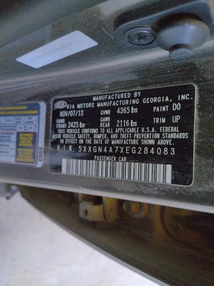 Photo 10 from auction – 2014 KIA OPTIMA EX with VIN 5XXGN4A7XEG284083