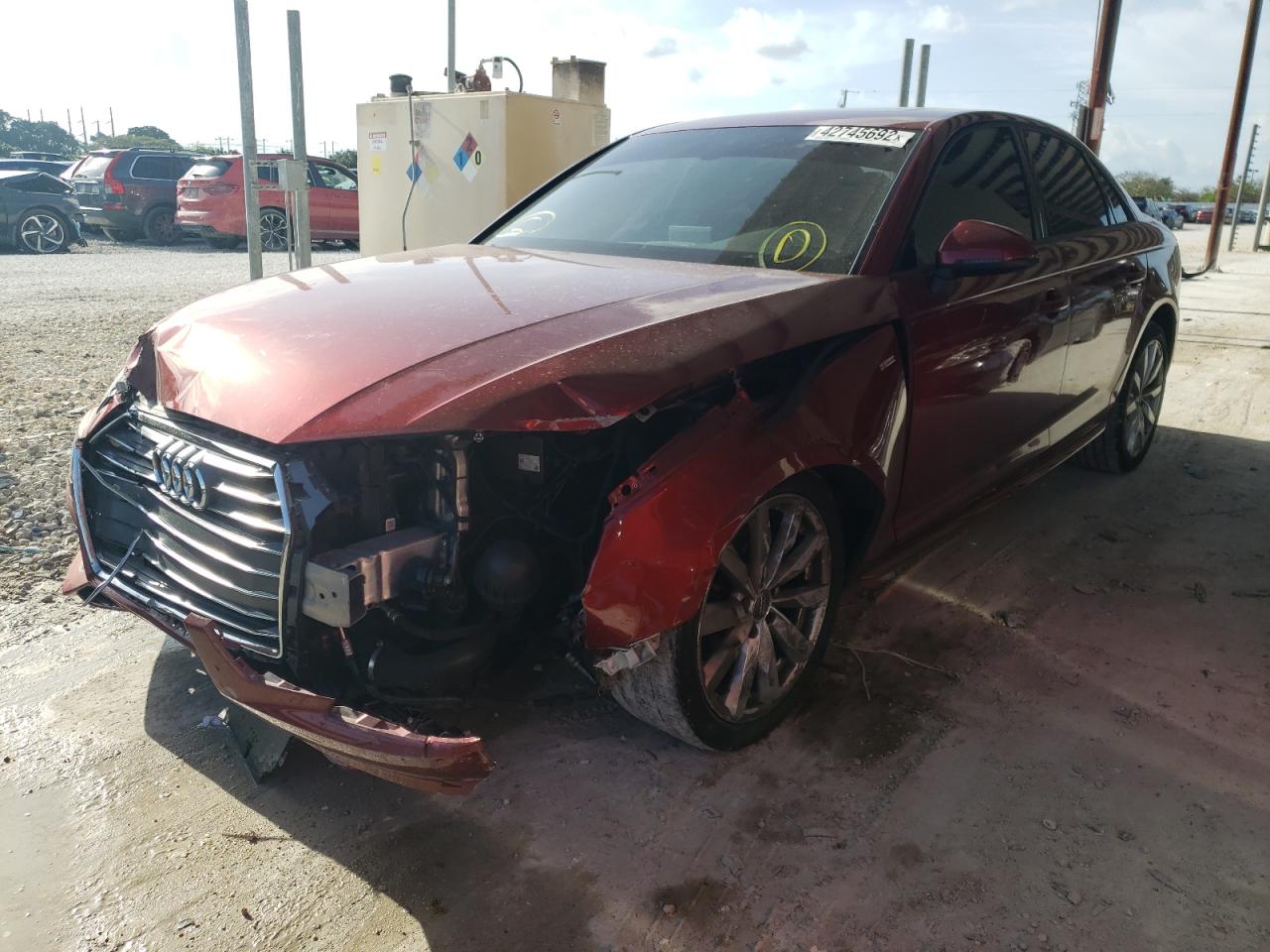 Photo 2 from auction – 2018 AUDI A4 PREMIUM with VIN WAUKMAF48JN013349