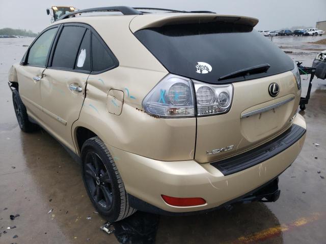Photo 3 from auction – 2008 LEXUS RX 400H with VIN JTJGW31U282007142