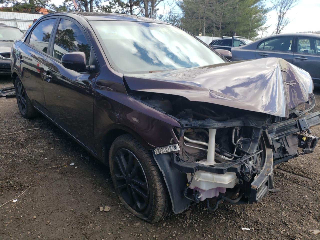 KIA FORTE EX 2011 with VIN KNAFU4A26B5333411 - Photo from auction