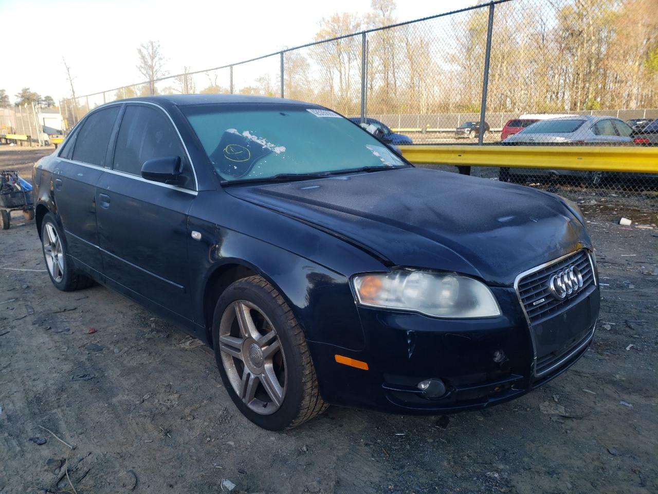 AUDI A4 2007 with VIN WAUDF78E37A023749 - Photo from auction