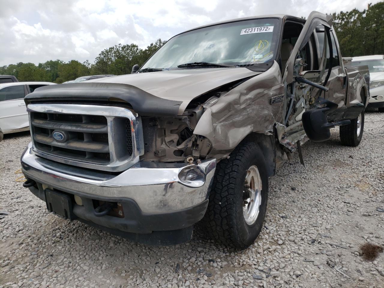 Photo 2 from auction – 2002 FORD F250 SUPER with VIN 1FTNW20F82EA48680