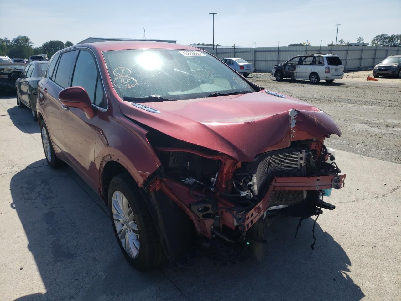 BUICK ENVISION P 2017 with VIN LRBFXASA9HD066650 - Photo from auction
