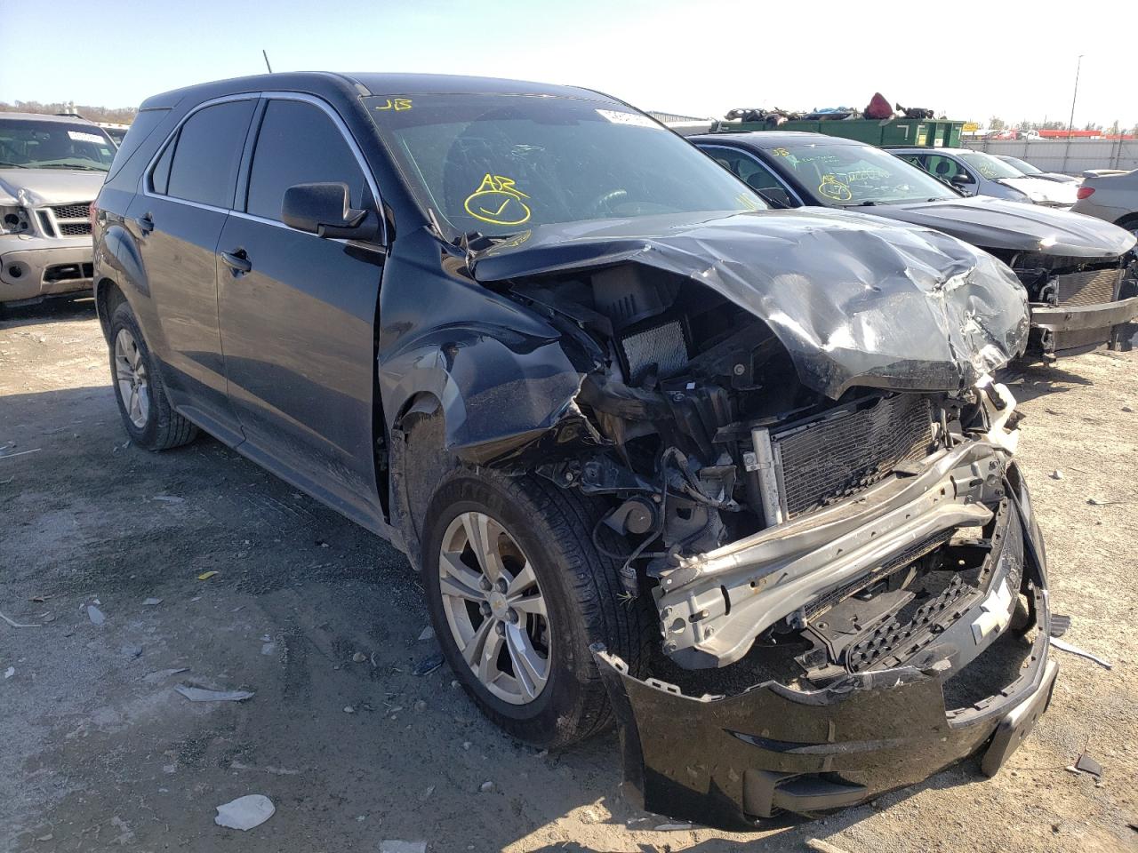 CHEVROLET EQUINOX LS 2013 with VIN 2GNALBEK1D1268381 - Photo from auction