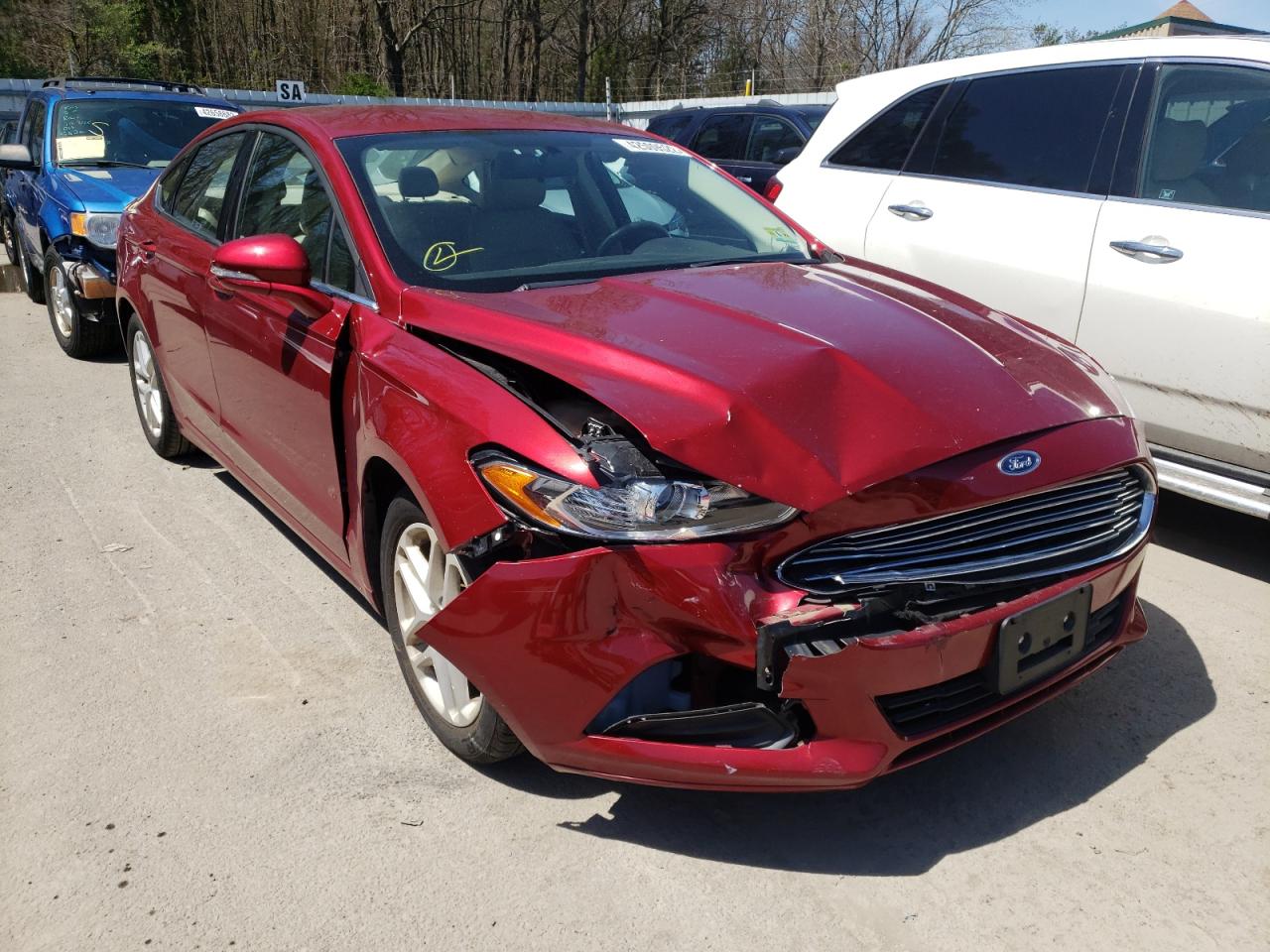 Photo 1 from auction – 2016 FORD FUSION SE with VIN 3FA6P0H73GR209644
