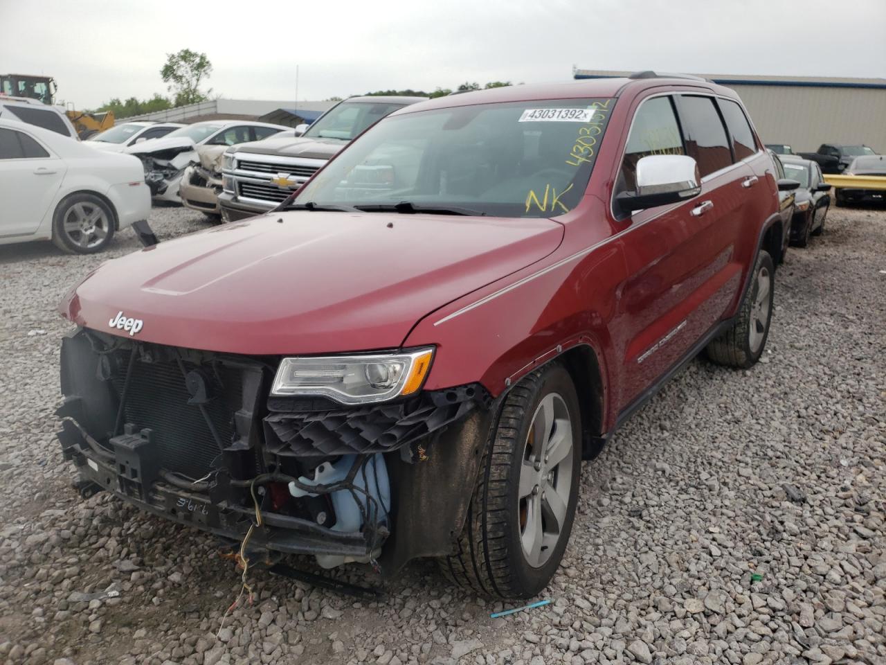 Photo 2 from auction – 2014 JEEP GRAND CHER with VIN 1C4RJFBG2EC266143