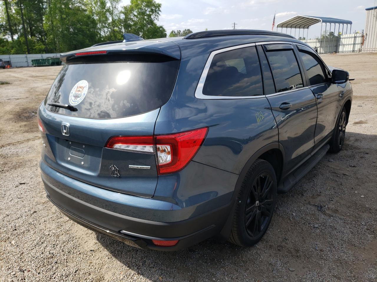 Photo 4 from auction – 2021 HONDA PILOT SE with VIN 5FNYF5H20MB047394