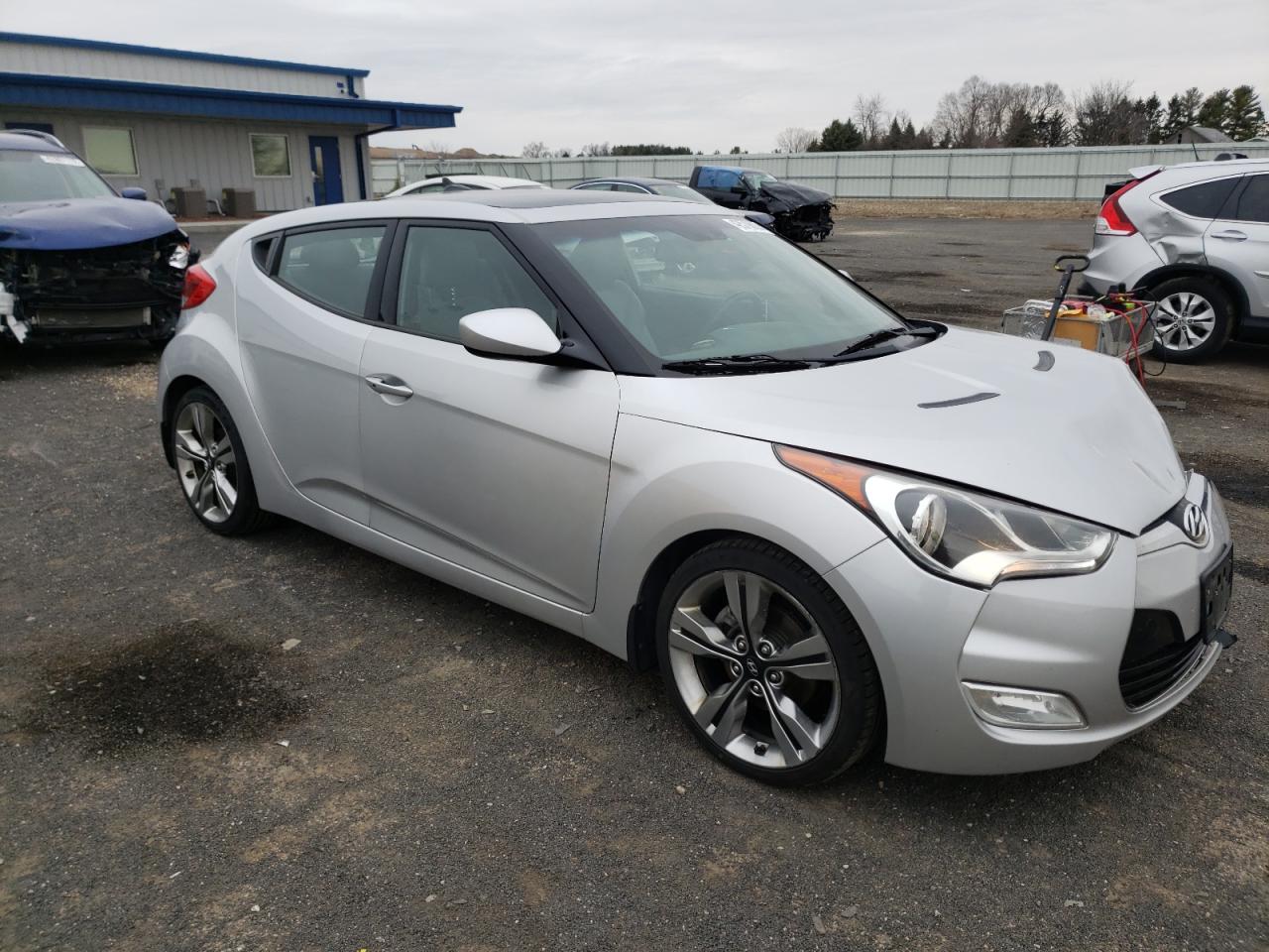HYUNDAI VELOSTER 2012 with VIN KMHTC6AD8CU055362 - Photo from auction