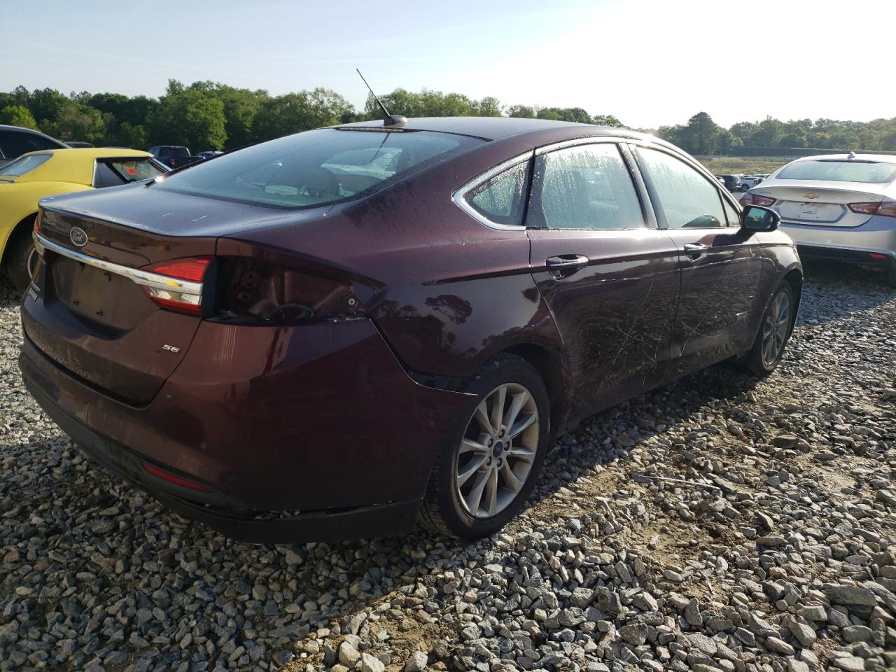 Photo 4 from auction – 2017 FORD FUSION SE with VIN 3FA6P0PU9HR162855