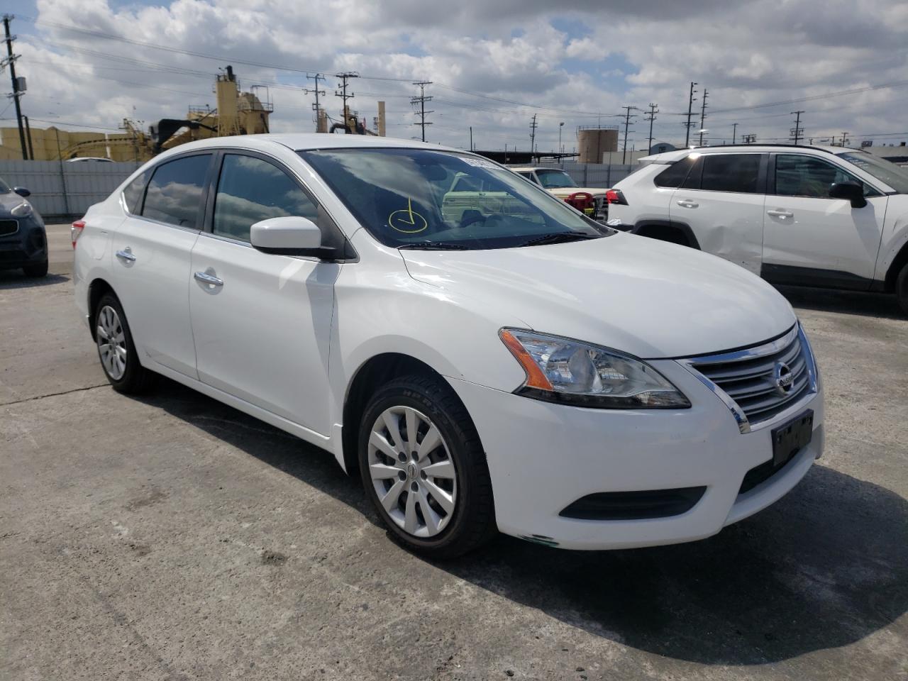 NISSAN SENTRA S 2015 with VIN 3N1AB7AP1FY366148 - Photo from auction