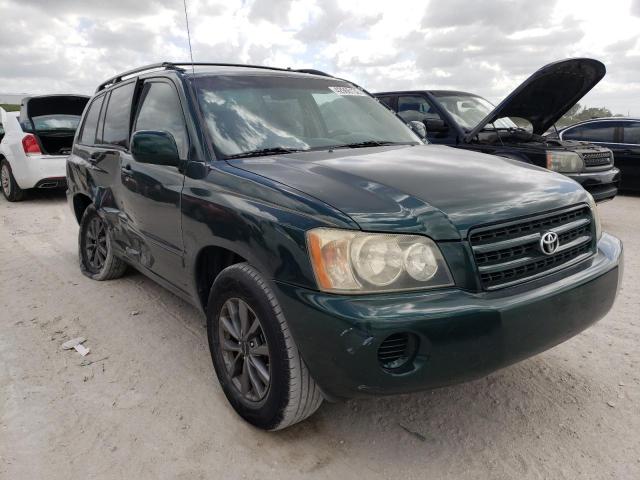 TOYOTA HIGHLANDER 2003 with VIN JTEGD21AX30064374 - Photo from auction