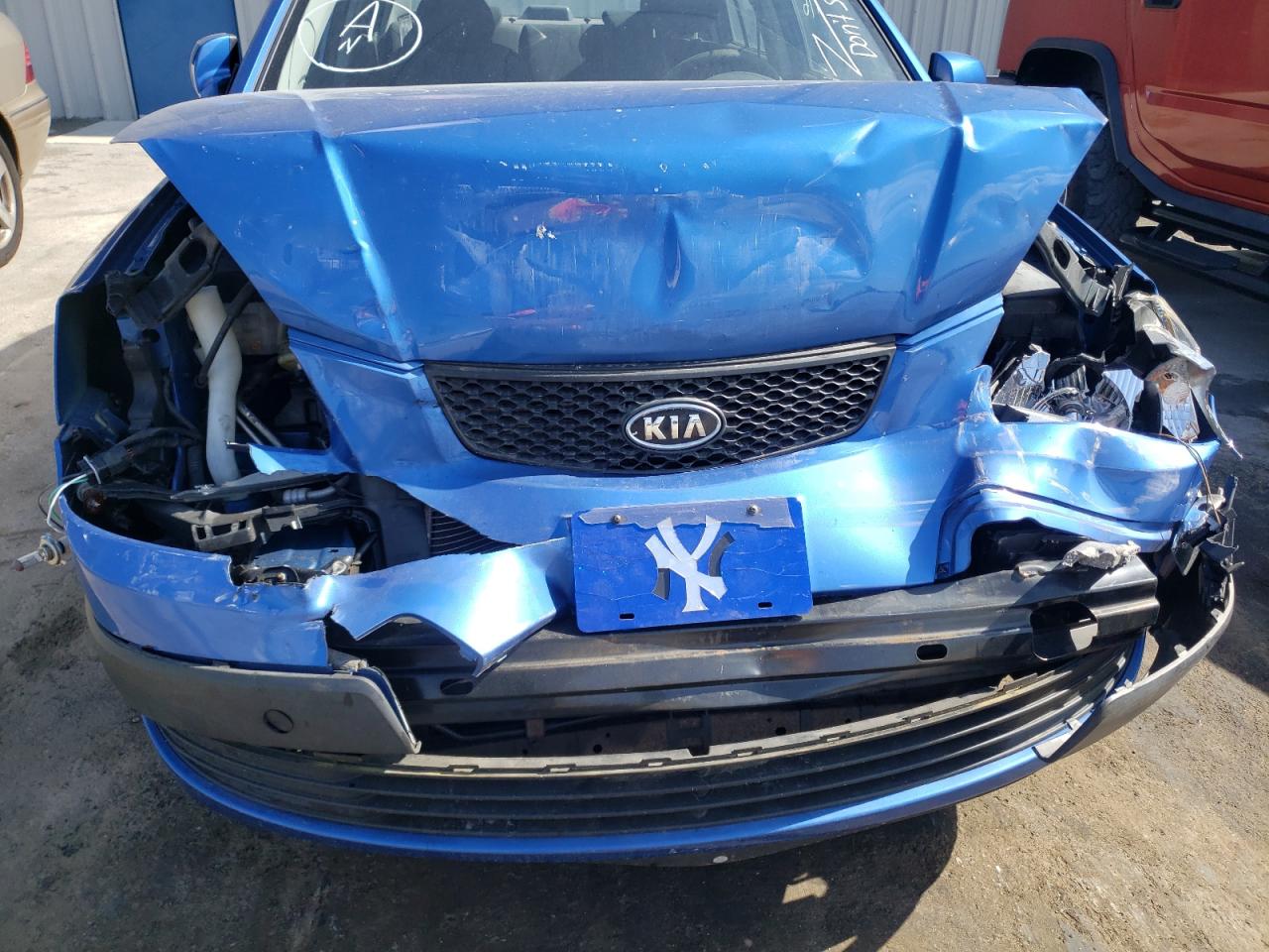 Photo 9 from auction – 2008 KIA RIO BASE with VIN KNADE123186406469