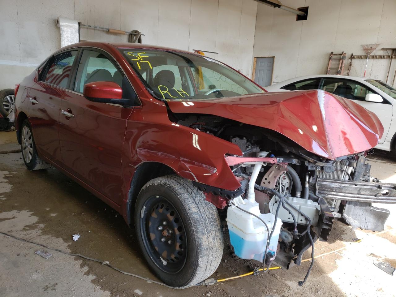 NISSAN SENTRA S 2017 with VIN 3N1AB7AP8HY238959 - Photo from auction