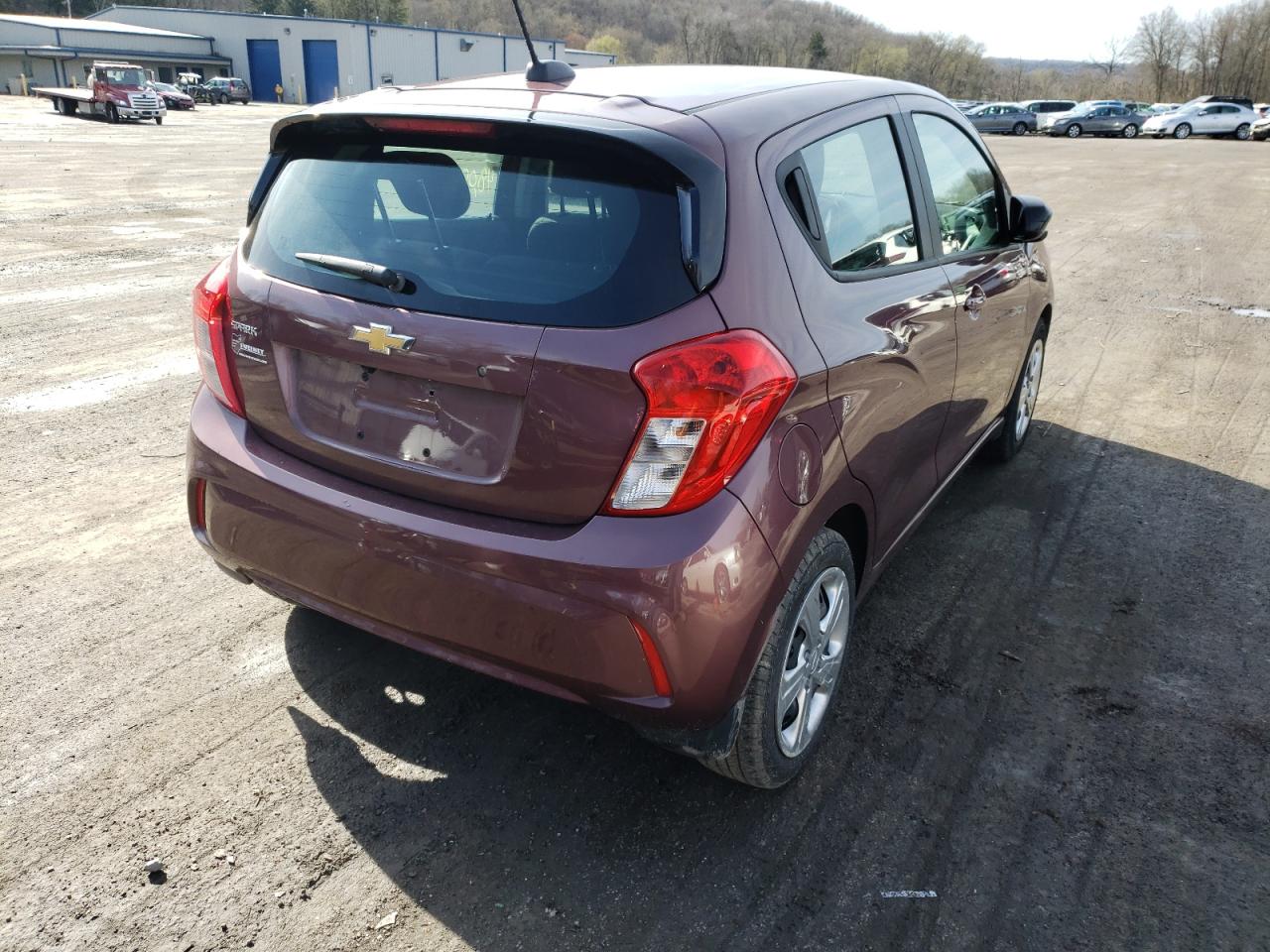 Photo 4 from auction – 2020 CHEVROLET SPARK LS with VIN KL8CB6SA8LC428569
