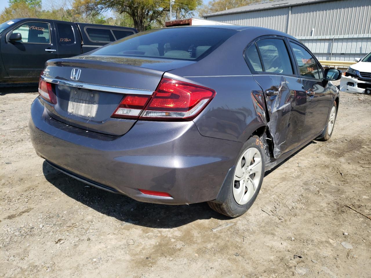 Photo 4 from auction – 2014 HONDA CIVIC LX with VIN 2HGFB2F59EH514808