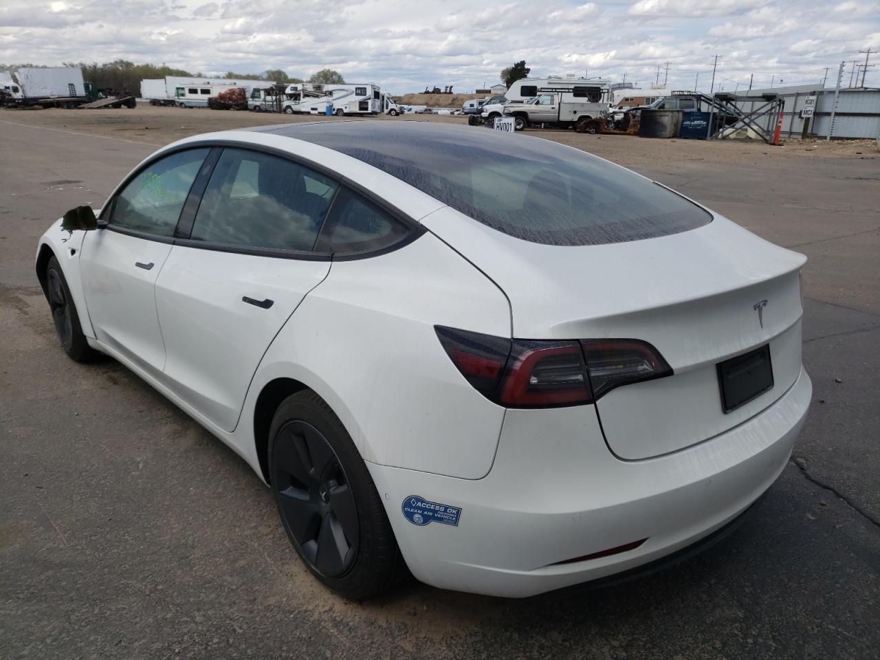 Photo 3 from auction – 2021 TESLA MODEL 3 with VIN 5YJ3E1EA5MF868072