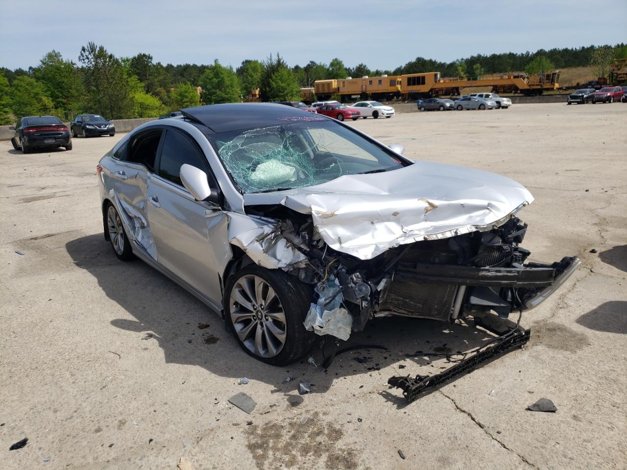 HYUNDAI SONATA SE 2012 with VIN 5NPEC4AB8CH337253 - Photo from auction