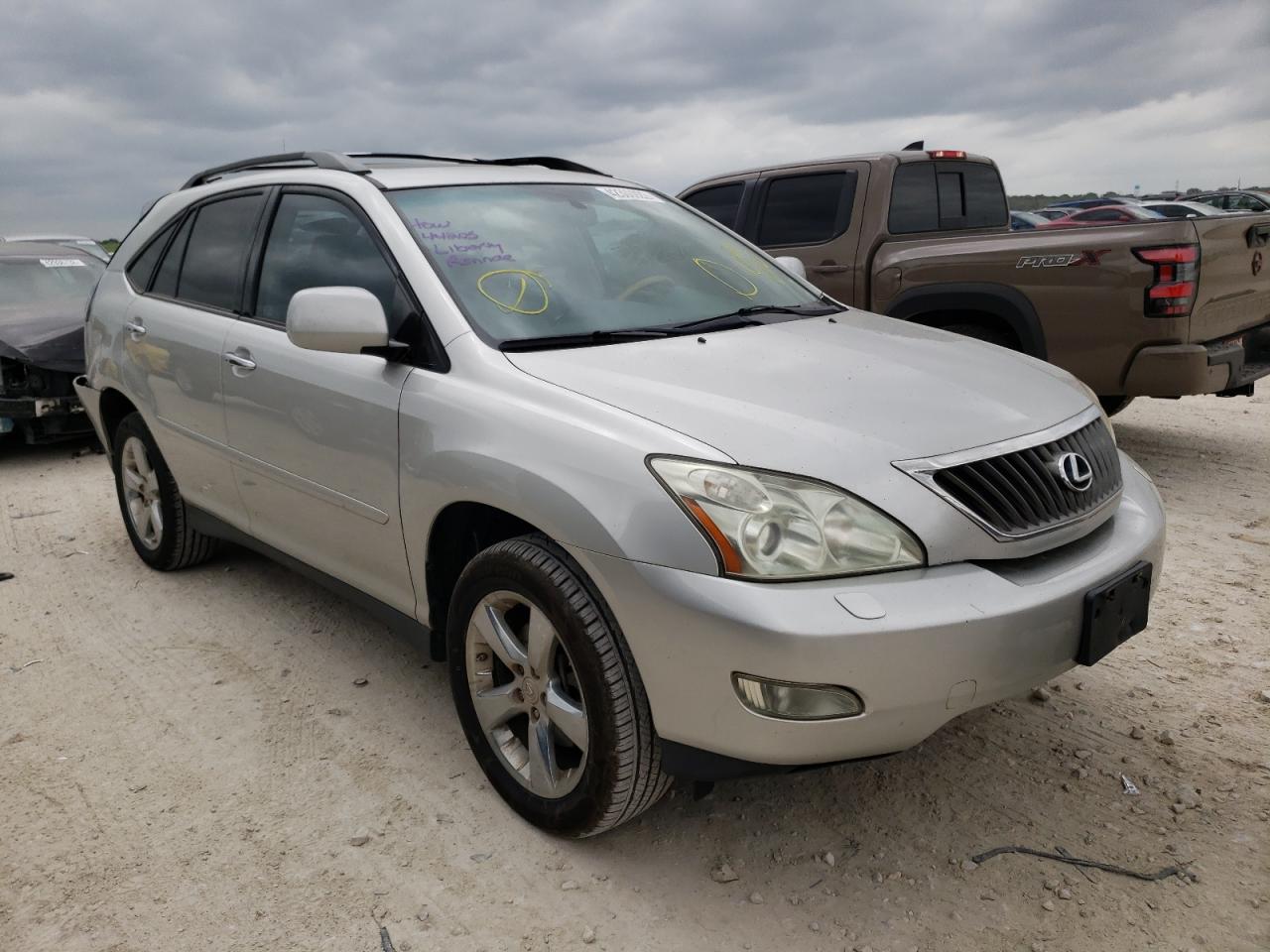 LEXUS RX 350 2008 with VIN 2T2GK31U48C030000 - Photo from auction
