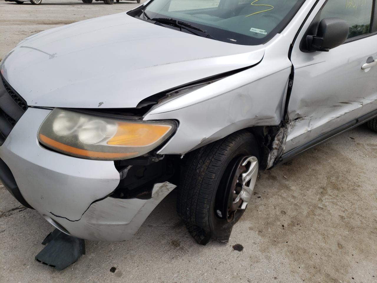 Photo 9 from auction – 2009 HYUNDAI SANTA FE G with VIN 5NMSG13D59H273358