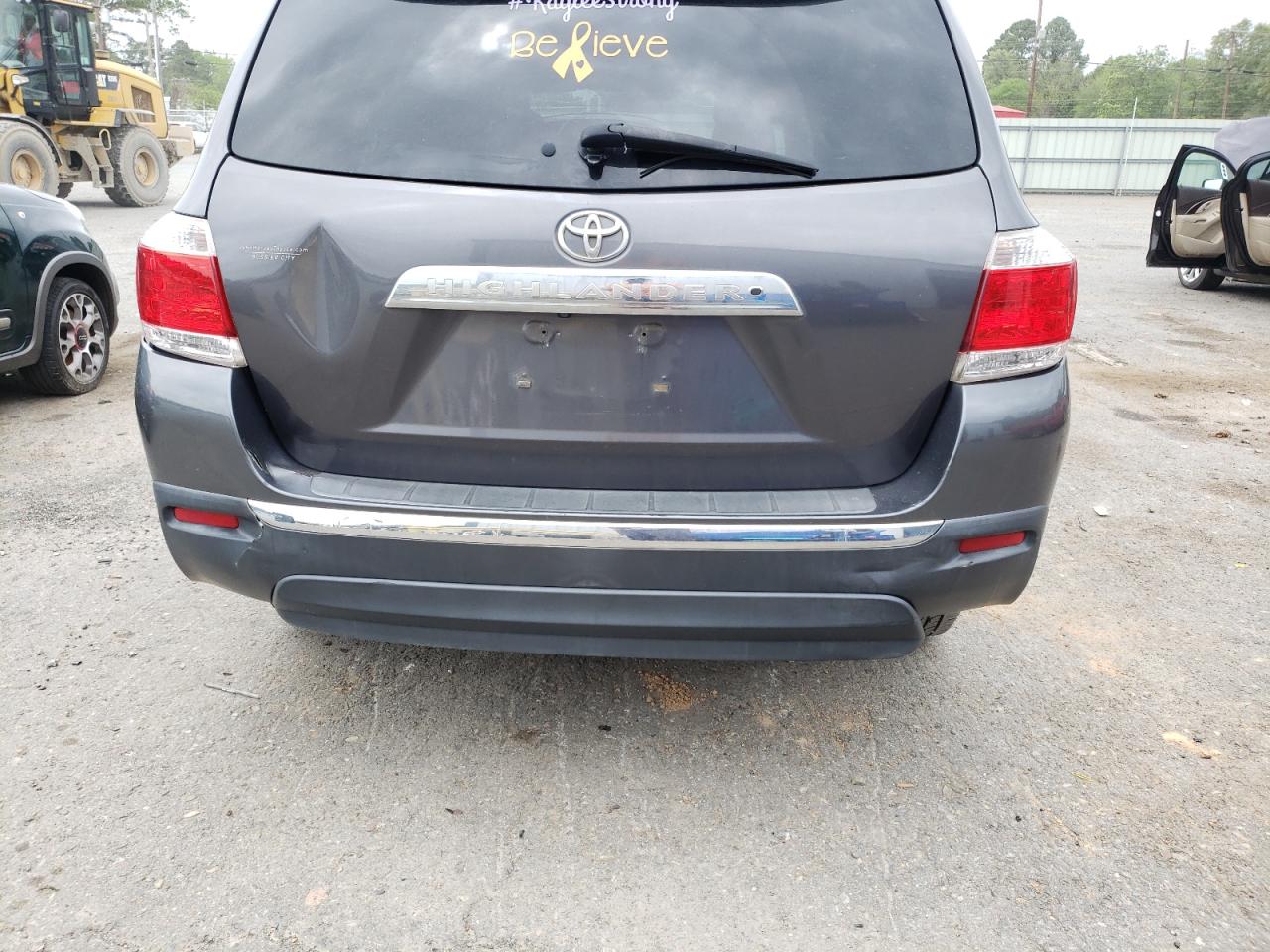 Photo 9 from auction – 2012 TOYOTA HIGHLANDER with VIN 5TDZA3EH2CS021437