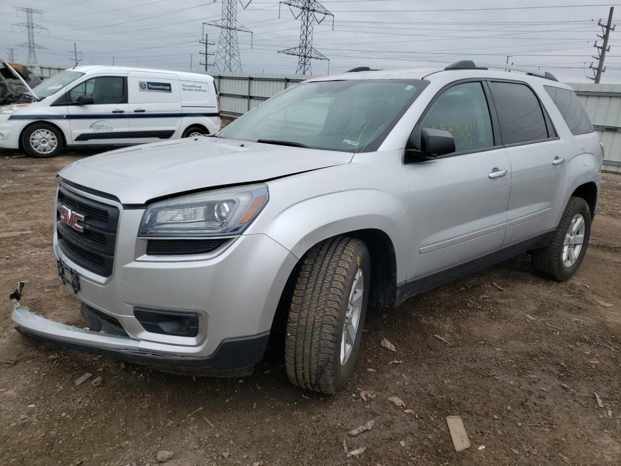 Photo 2 from auction – 2016 GMC ACADIA SLE with VIN 1GKKRNED0GJ107680