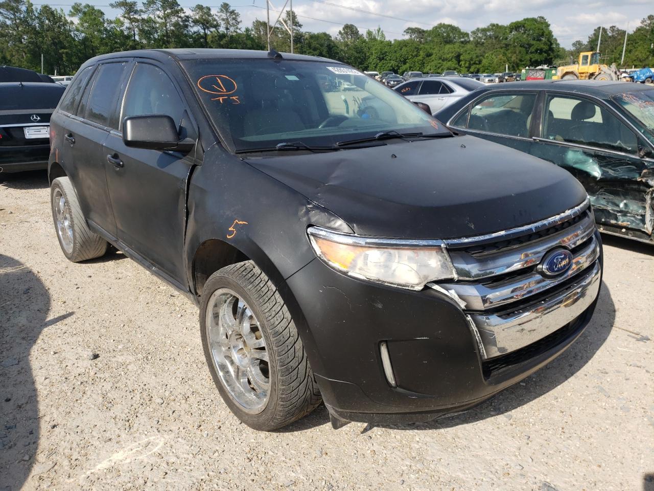 FORD EDGE LIMIT 2011 with VIN 2FMDK3KCXBBA25487 - Photo from auction