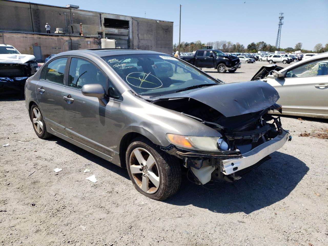 HONDA CIVIC EX 2008 with VIN 1HGFA16858L009248 - Photo from auction