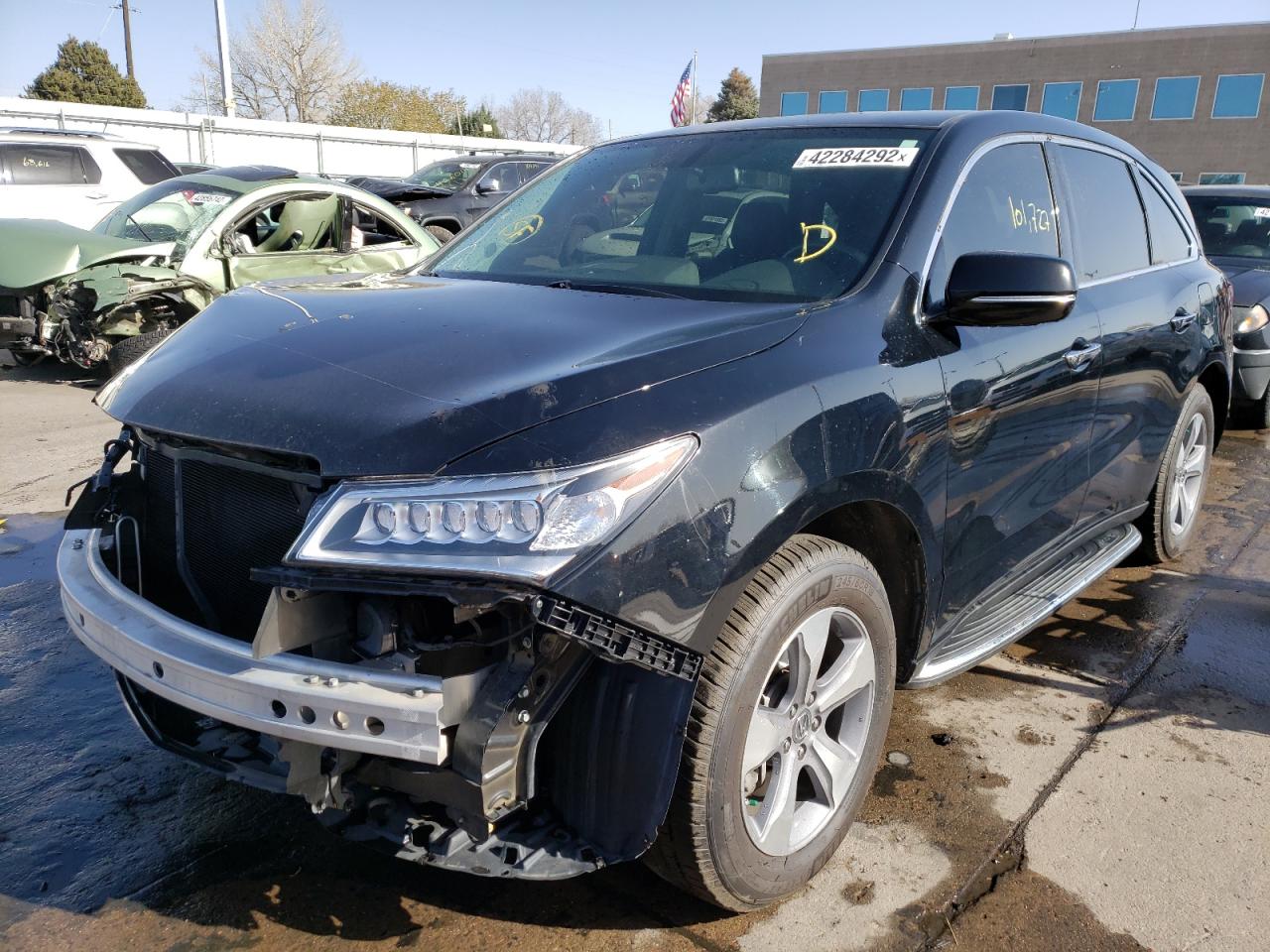 Foto 2 de la subasta – 2014 ACURA MDX con VIN 5FRYD4H21EB011293