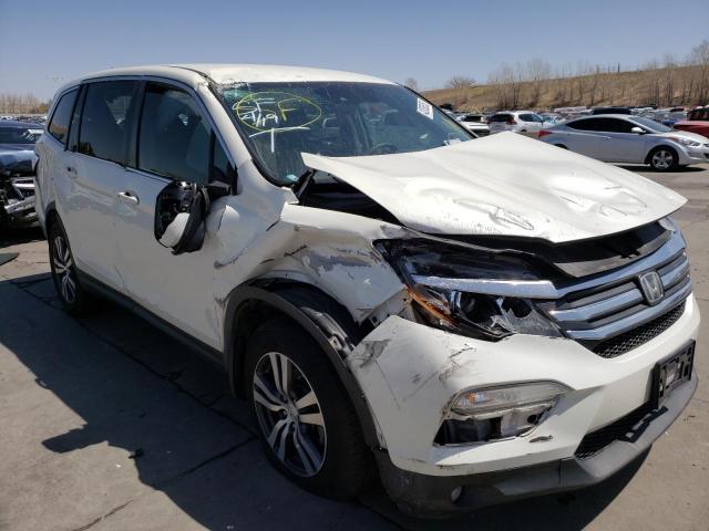 HONDA PILOT EX 2016 with VIN 5FNYF5H49GB035377 - Photo from auction