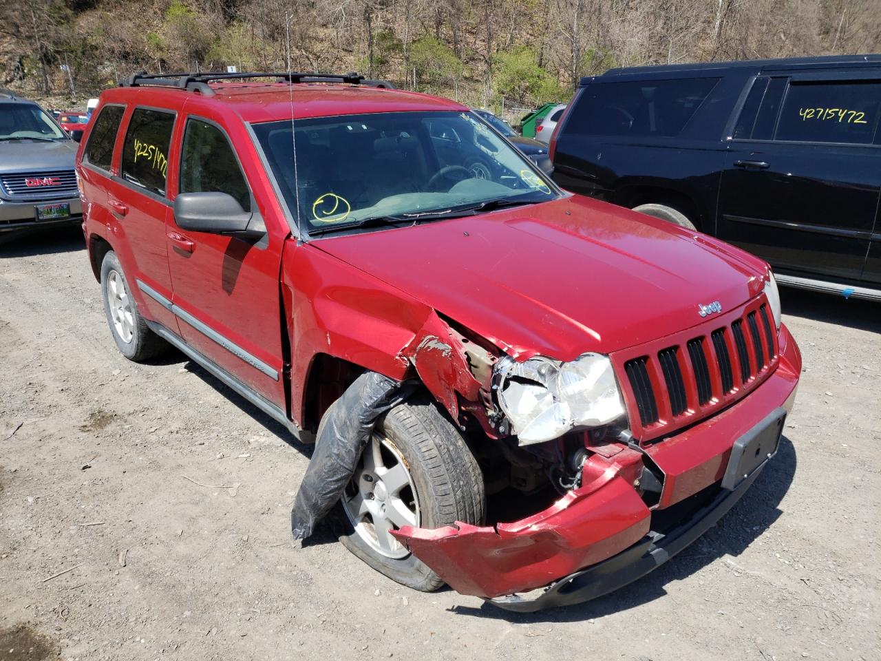 JEEP GRAND CHER 2009 with VIN 1J8GR48K09C555181 - Photo from auction