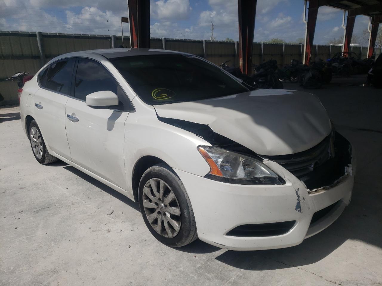 Photo 1 from auction – 2013 NISSAN SENTRA S with VIN 3N1AB7AP1DL774935
