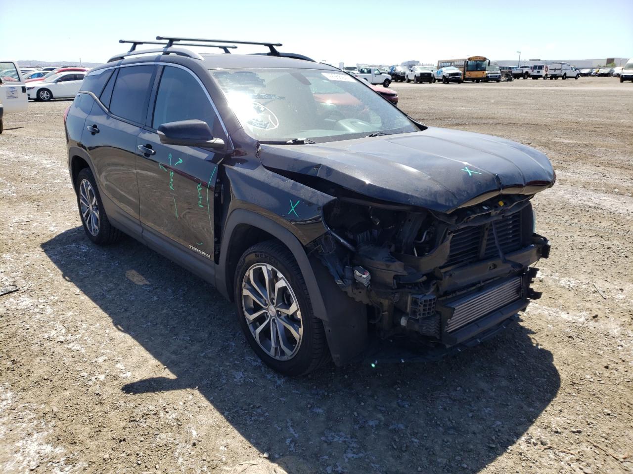 GMC TERRAIN SL 2018 with VIN 3GKALVEX7JL306376 - Photo from auction
