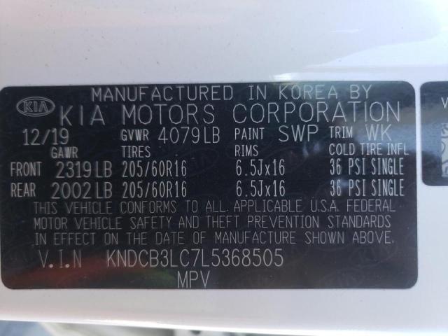 Photo 10 from auction – 2020 KIA NIRO LX with VIN KNDCB3LC7L5368505