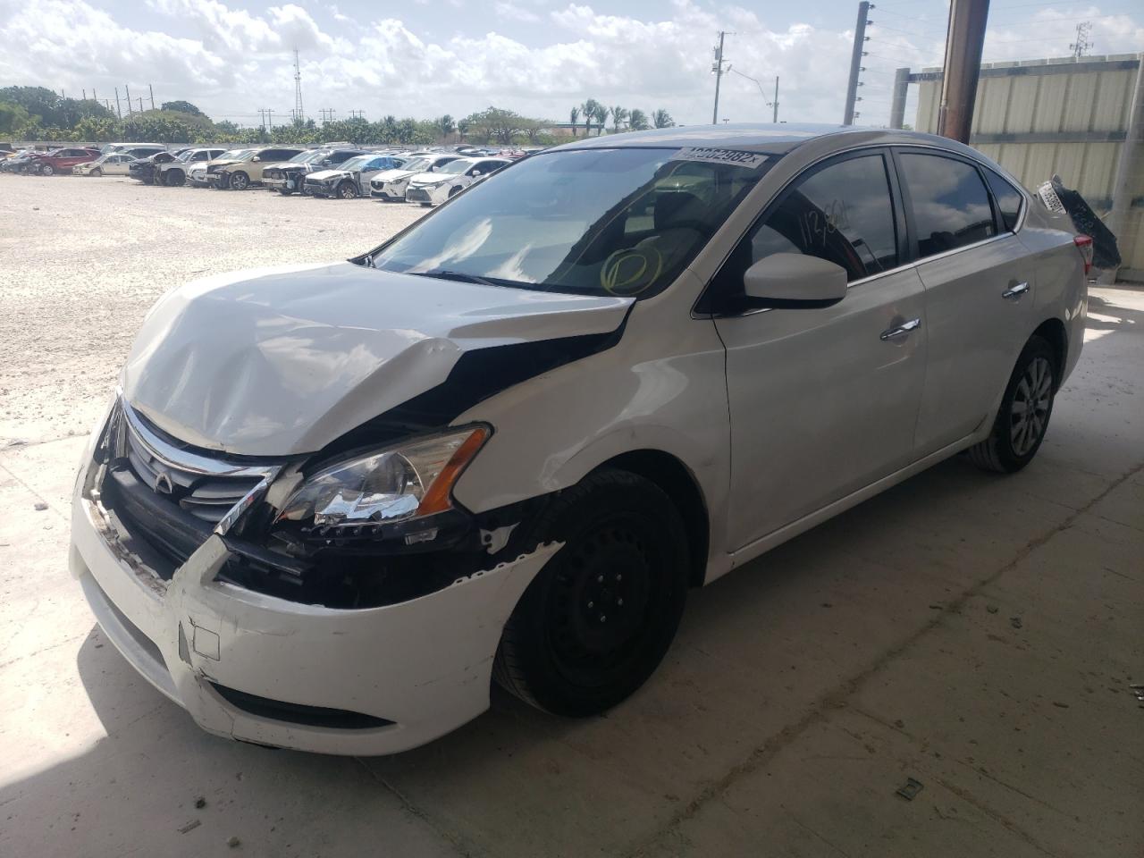 Photo 2 from auction – 2013 NISSAN SENTRA S with VIN 3N1AB7AP1DL774935