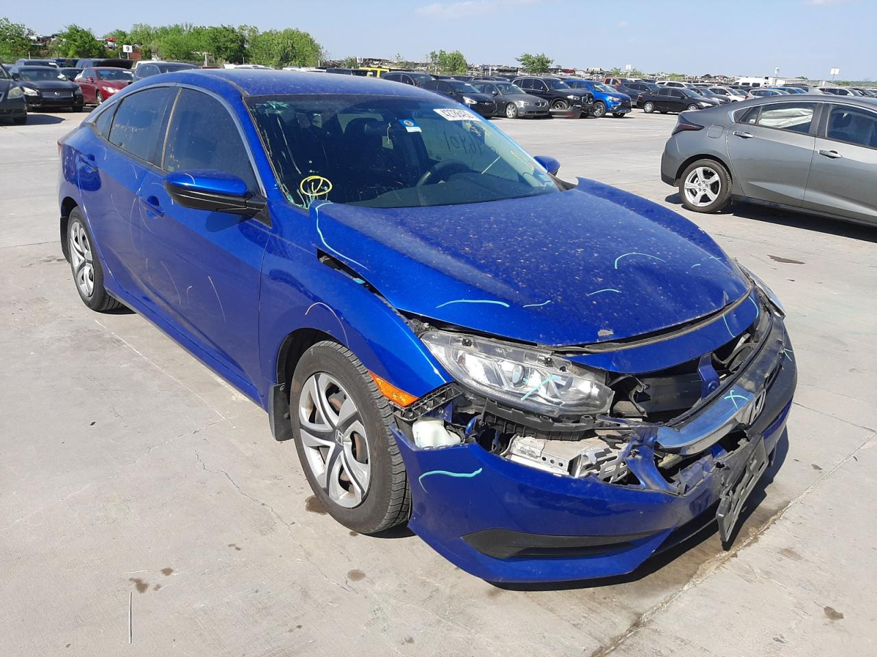 Photo 1 from auction – 2016 HONDA CIVIC LX with VIN 19XFC2F53GE075583