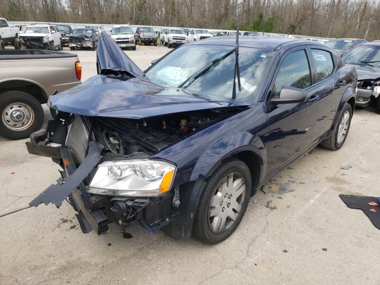 Photo 2 from auction – 2014 DODGE AVENGER SE with VIN 1C3CDZAB9EN140424