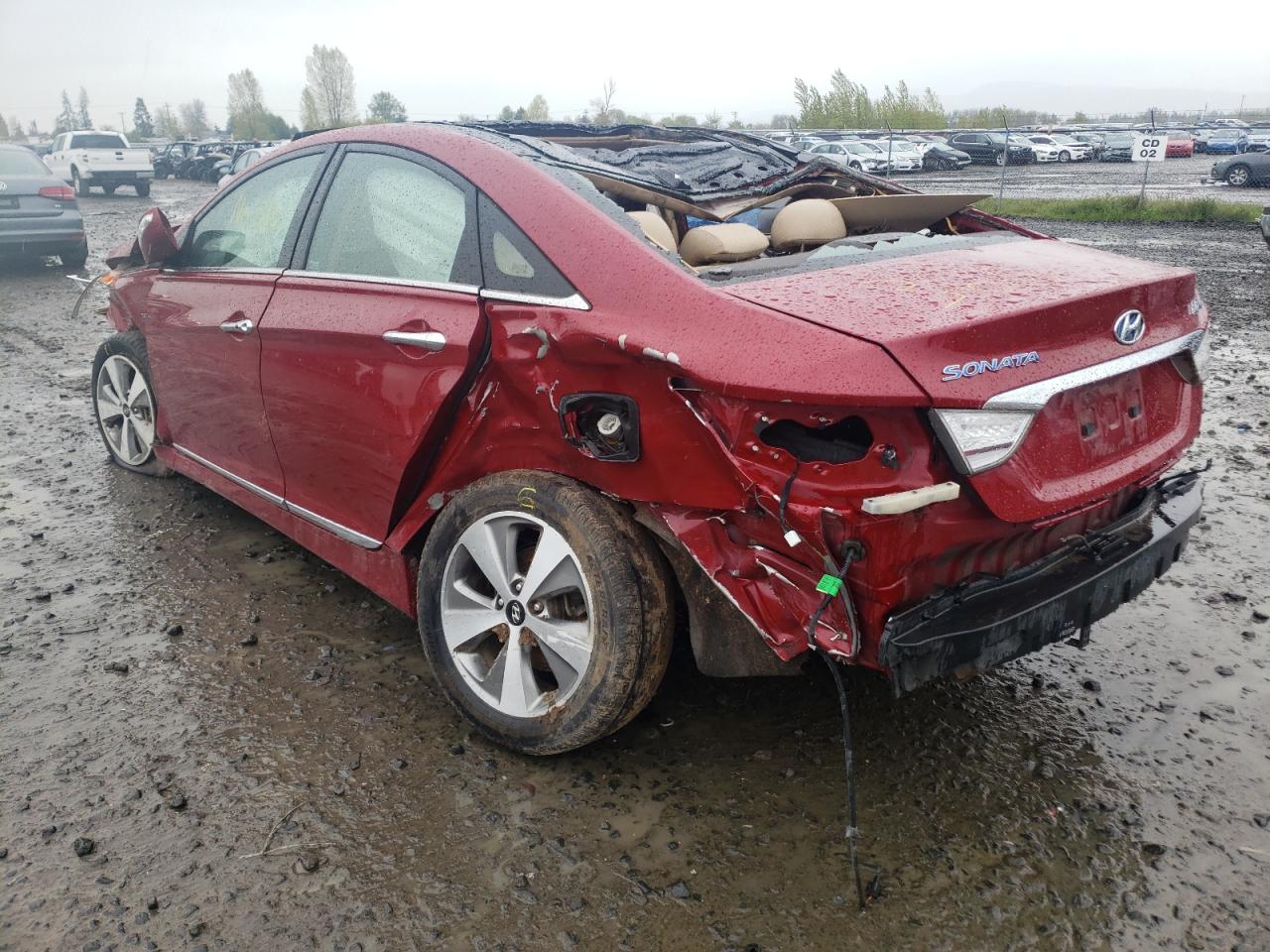 Photo 3 from auction – 2012 HYUNDAI SONATA HYB with VIN KMHEC4A42CA045862