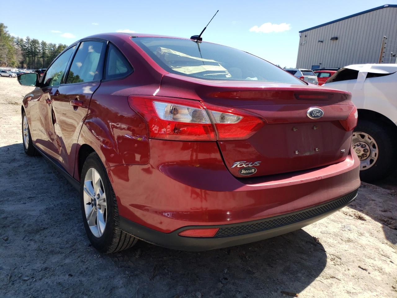 Photo 3 from auction – 2013 FORD FOCUS SE with VIN 1FADP3F26DL154777