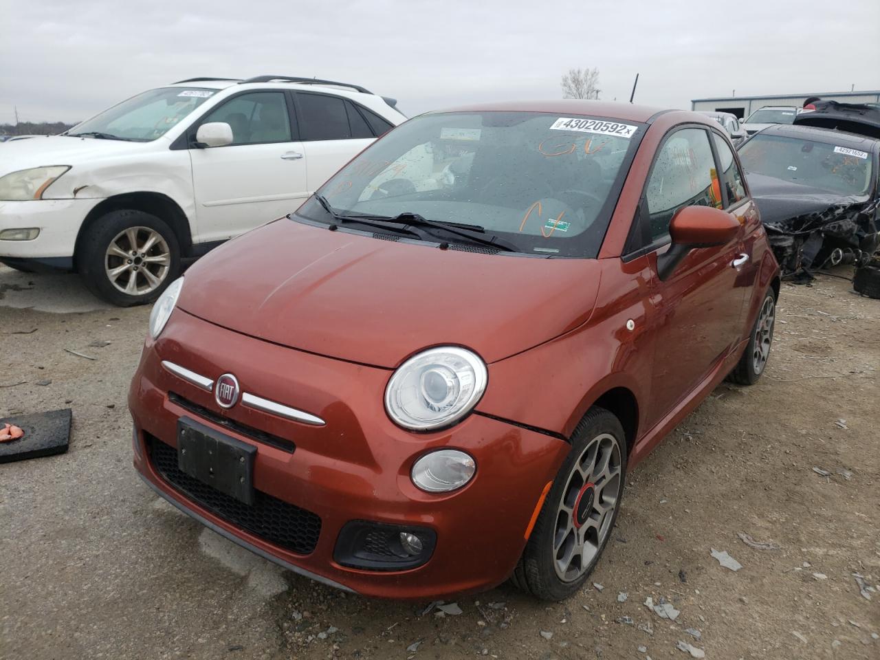 Photo 2 from auction – 2012 FIAT 500 SPORT with VIN 3C3CFFBR1CT311779