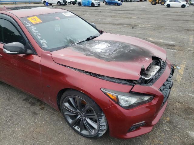 Photo 9 from auction – 2014 INFINITI Q50 BASE with VIN JN1BV7AP1EM680041