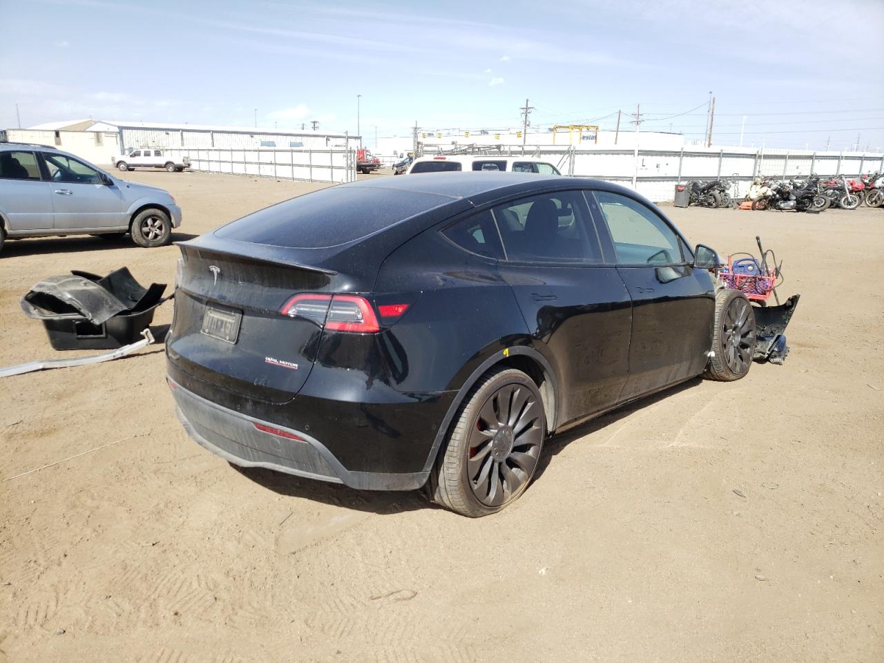 Photo 4 from auction – 2021 TESLA MODEL Y with VIN 5YJYGDEF3MF070201