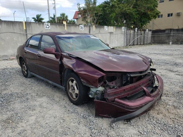CHEVROLET IMPALA 2004 with VIN 2G1WF52K749439690 - Photo from auction