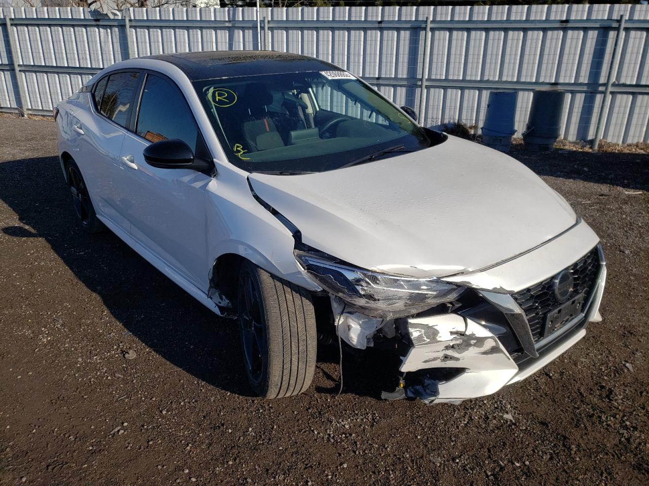 Photo 1 from auction – 2021 NISSAN SENTRA SR with VIN 3N1AB8DV6MY222284
