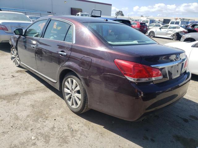 Photo 3 from auction – 2011 TOYOTA AVALON BAS with VIN 4T1BK3DB8BU399537