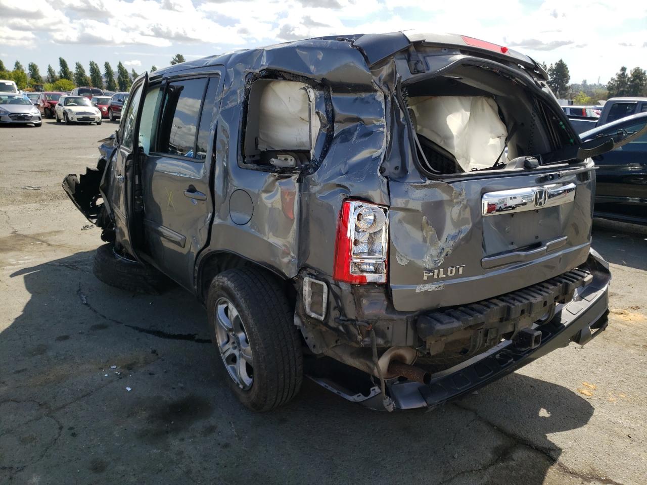 Photo 3 from auction – 2012 HONDA PILOT EXL with VIN 5FNYF3H56CB010900