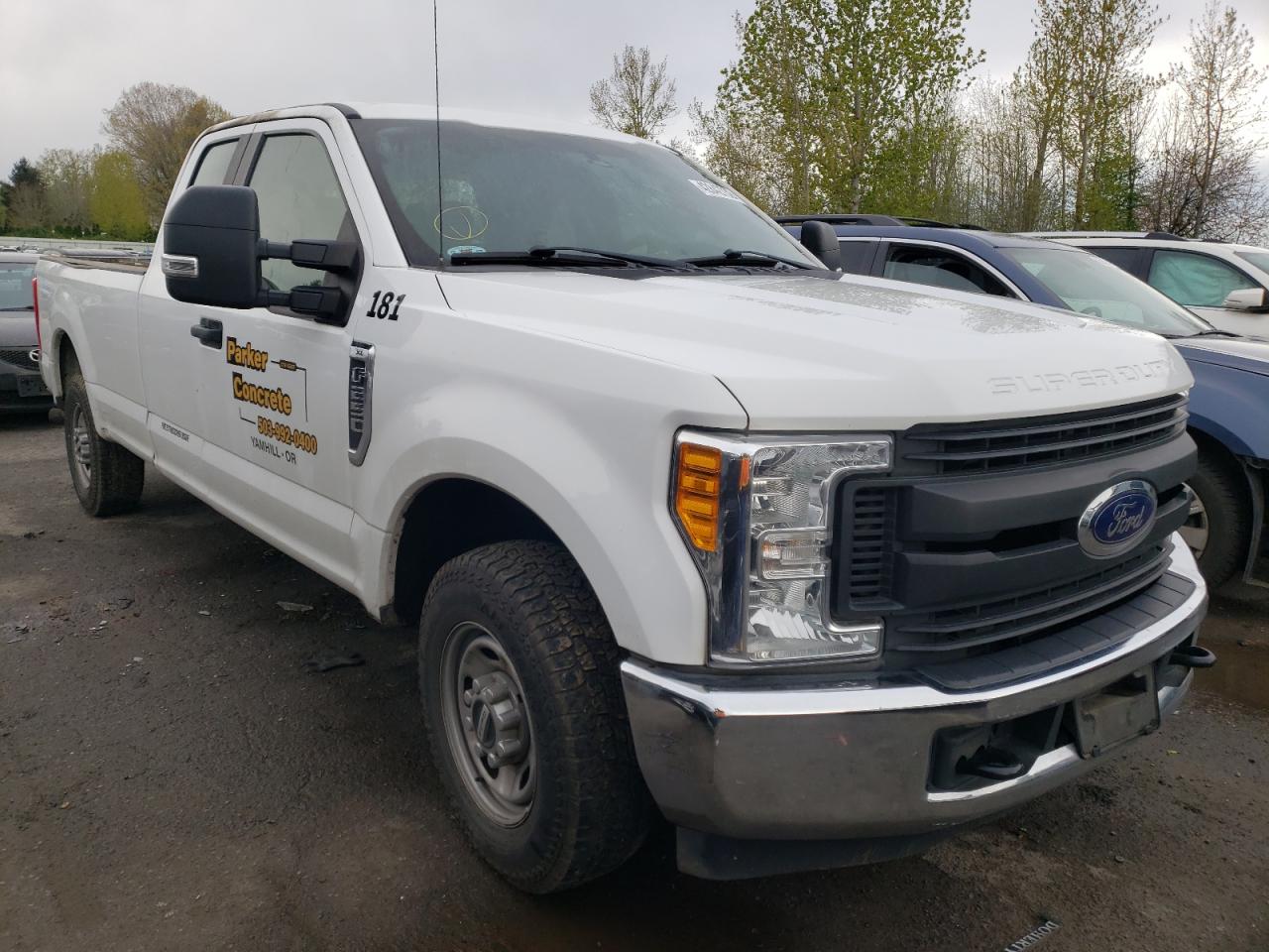 FORD F250 SUPER 2017 with VIN 1FT7X2A67HEC45613 - Photo from auction