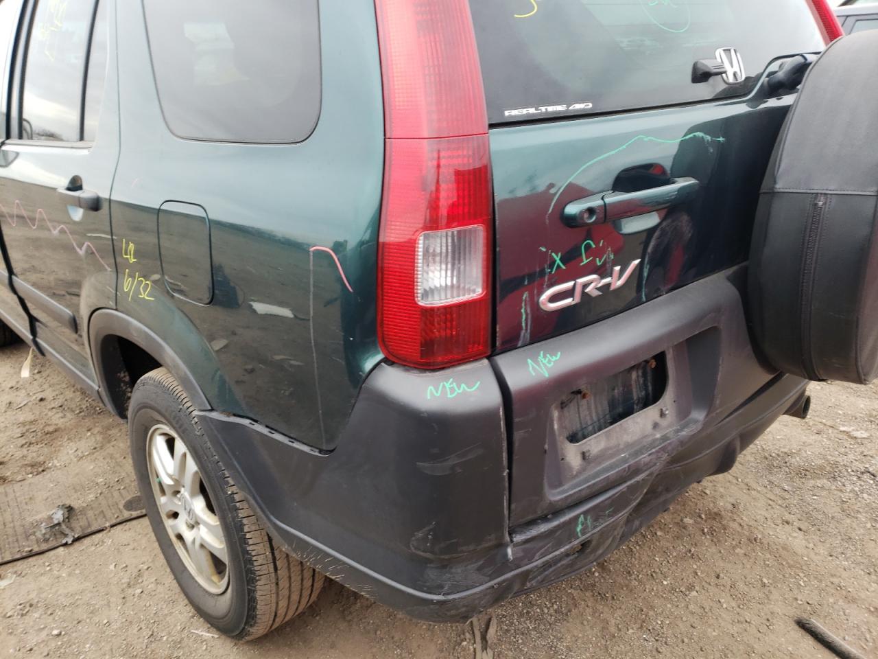 Photo 9 from auction – 2004 HONDA CR-V EX with VIN JHLRD78854C030925
