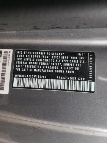 Photo 10 from auction – 2012 VOLKSWAGEN GOLF with VIN WVWBB7AJ2CW155282